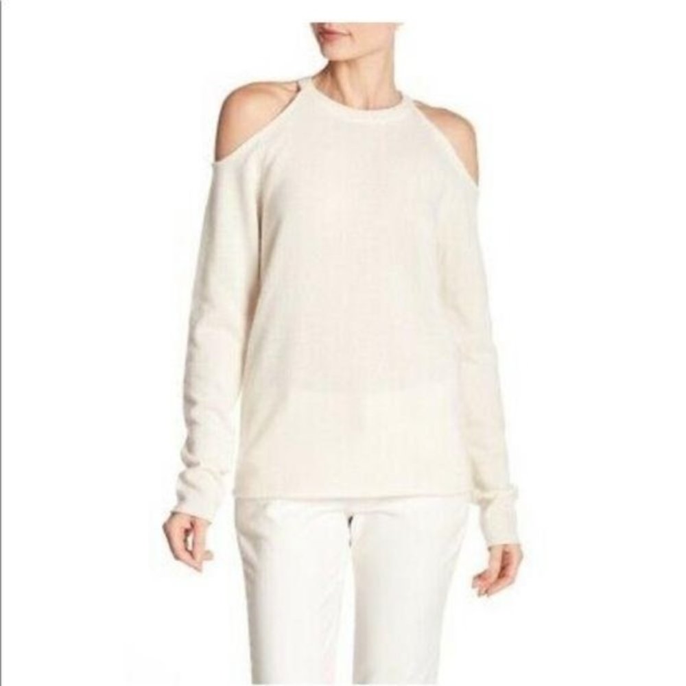 360 CASHMERE Rosaline Sweater in Chalk NWT
